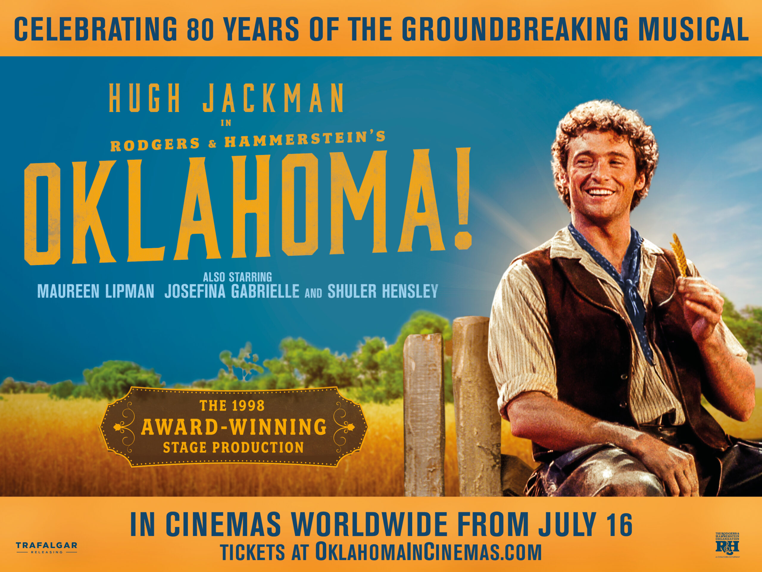 Screening:OKLAHOMA! STARRING HUGH JACKMAN (1998)192mins