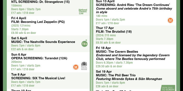 Mar-Apr 2025 Programme