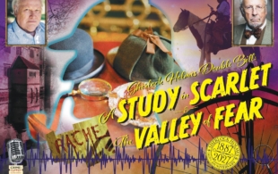 SHERLOCK HOLMES DOUBLE BILL: A STUDY IN SCARLET & THE VALLEY OF FEAR – radio plays live on stage 1